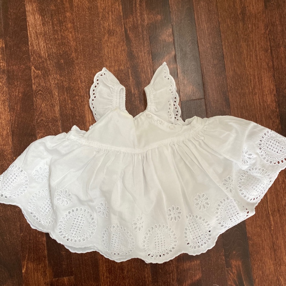Baby GAP White Eyelet Shirt